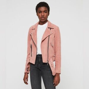 ALLSAINTS
Suede Gidley Biker Jacket